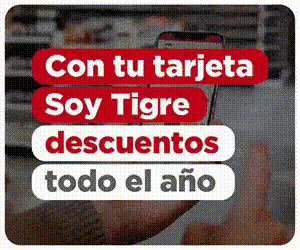TIGRE TARJETA LATERAL - NOVIEMBRE 2026